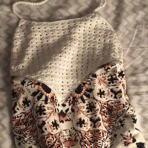 One piece bathing suit